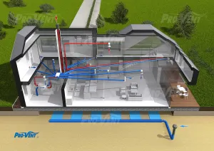 Gruntowy Wymiennik Ciepła PROVENT-GEO